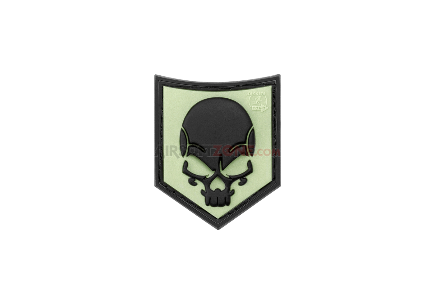 PATCH CAUCIUC - SOF SKULL - GLOW BACK